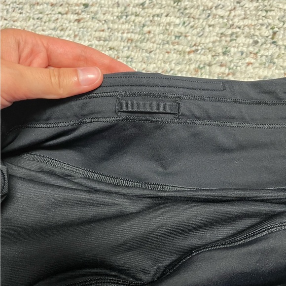 Lululemon shorts. Size 6. Lined. Grey black. Athletic. Running. Gym. Lined - Picture 6 of 7